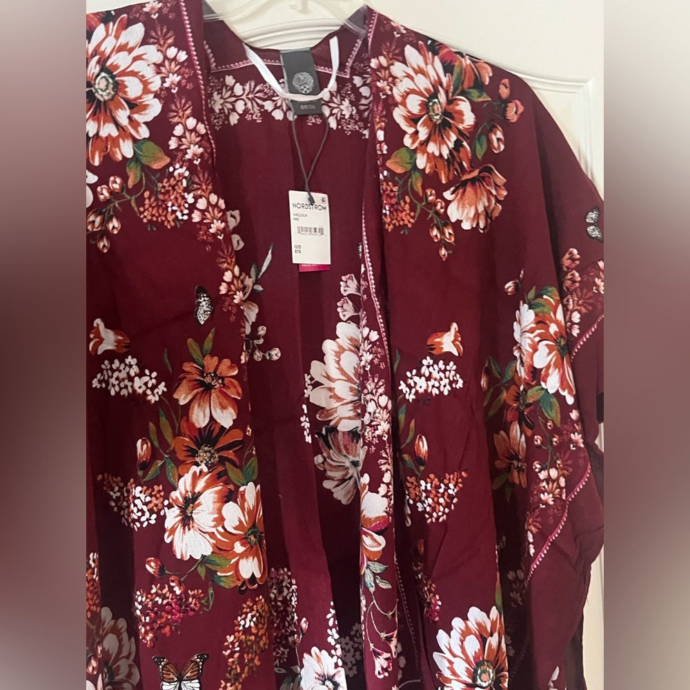 New! Vince Camuto Designer Kimono Wrap, Ruana Women’s OSFM - Picture 6 of 16